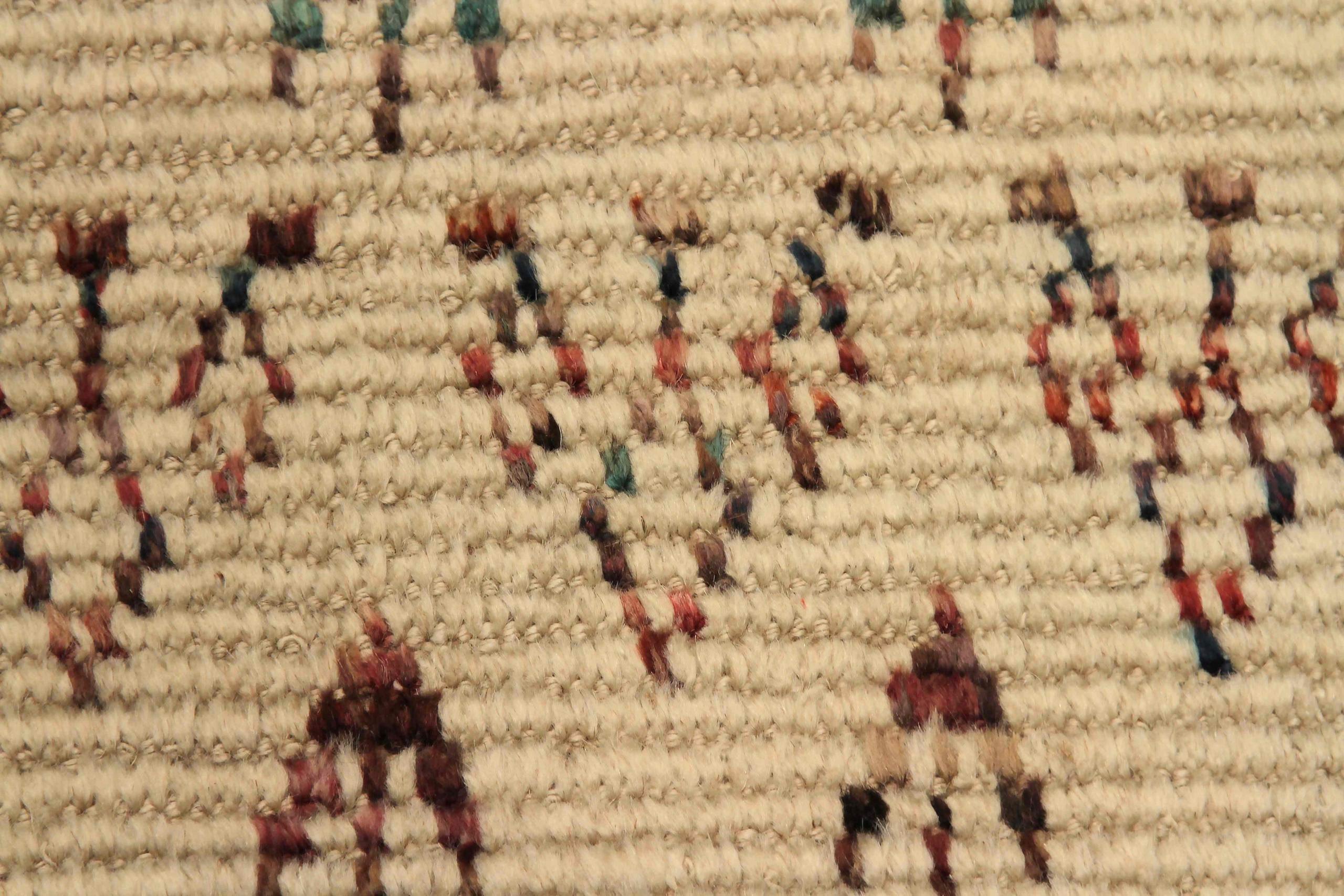 Afghanistan Marokkanischer Läufer Teppich CIRCA 1990 - Wolle Braun Elfenbein Design - 90406 (20. Jahrhundert) im Angebot