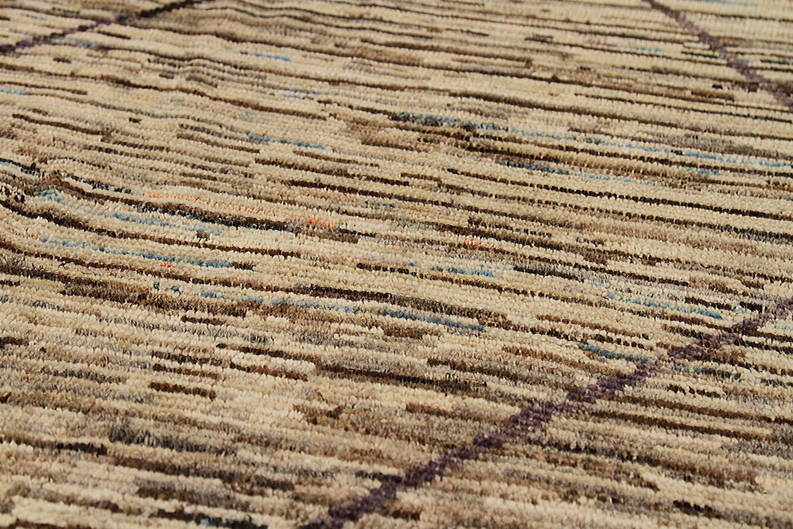 Afghano Tappeto marocchino dell'Afghanistan CIRCA 1990 - Lana, marrone, avorio - 90463 in vendita
