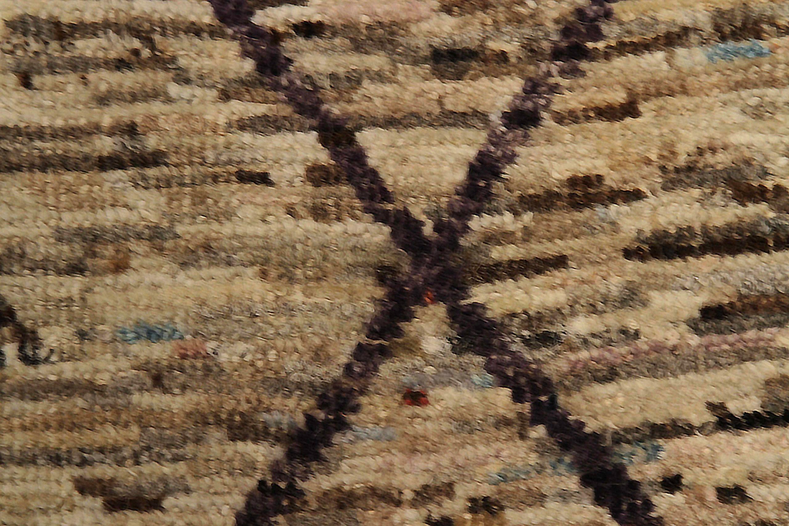 XX secolo Tappeto marocchino dell'Afghanistan CIRCA 1990 - Lana, marrone, avorio - 90463 in vendita