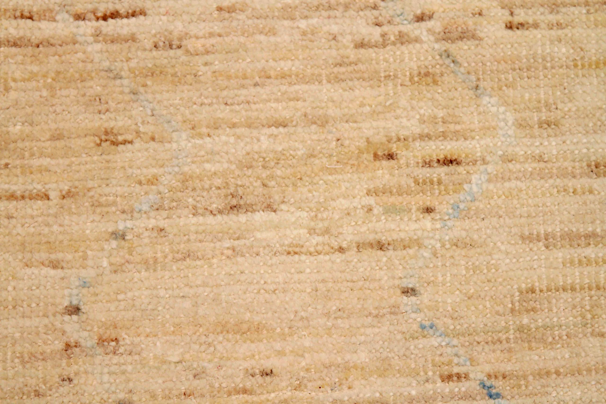 XX secolo Tappeto marocchino dell'Afghanistan CIRCA 1990 - Lana, avorio, giallo - 90468 in vendita