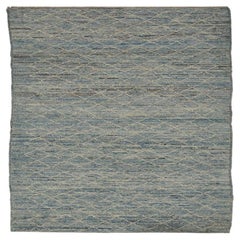 Tappeto Afghanistan Moroccan Runner - Design Lana Blu Avorio - 90456