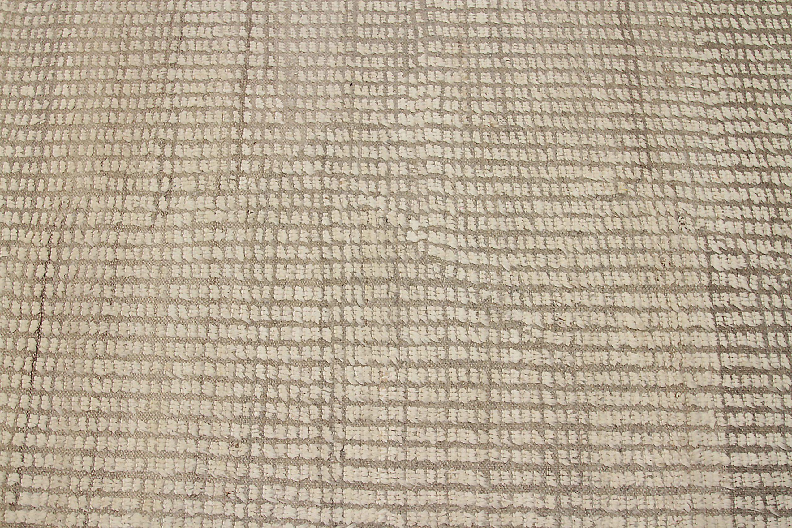 Afghanistan Marokkanischer Läufer Teppich - Wolle Braun Elfenbein Design - 92245 (Stammeskunst) im Angebot