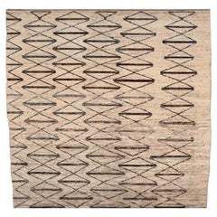 Tappeto Afghanistan Moroccan Runner - Design Lana Marrone Avorio - 96361
