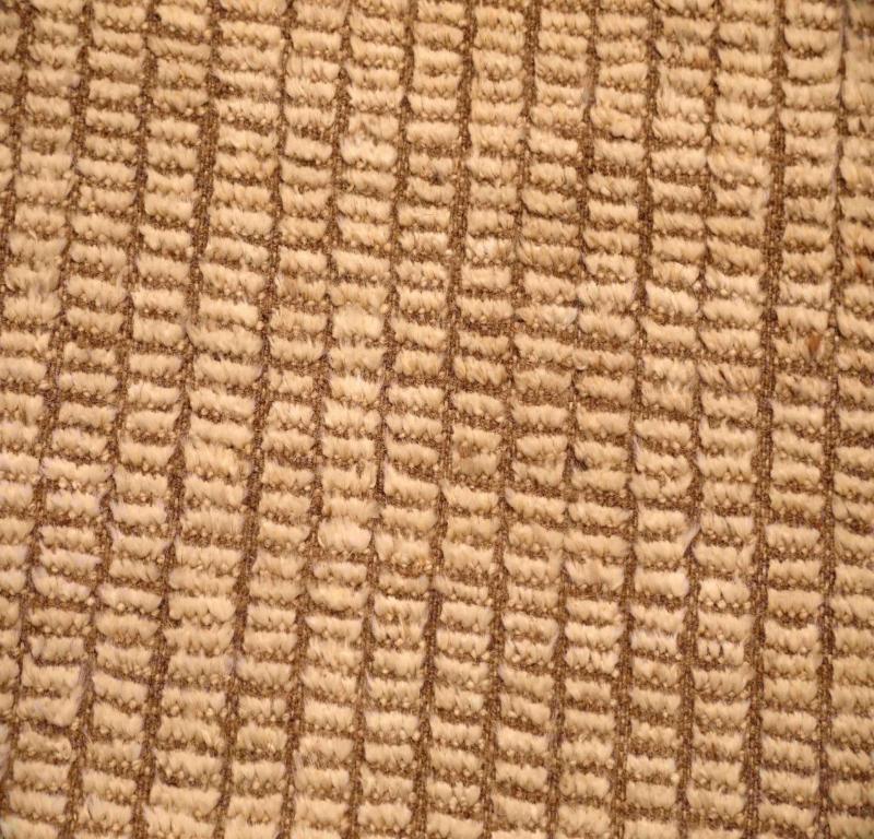 Marokkanischer Afghanistan-Läufer aus Wolle – elfenbeinfarbenes Design – 96369 (Stammeskunst) im Angebot