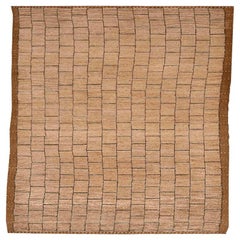 Tappeto Afghanistan Moroccan Runner - Lana Avorio Taupe Design - 96358