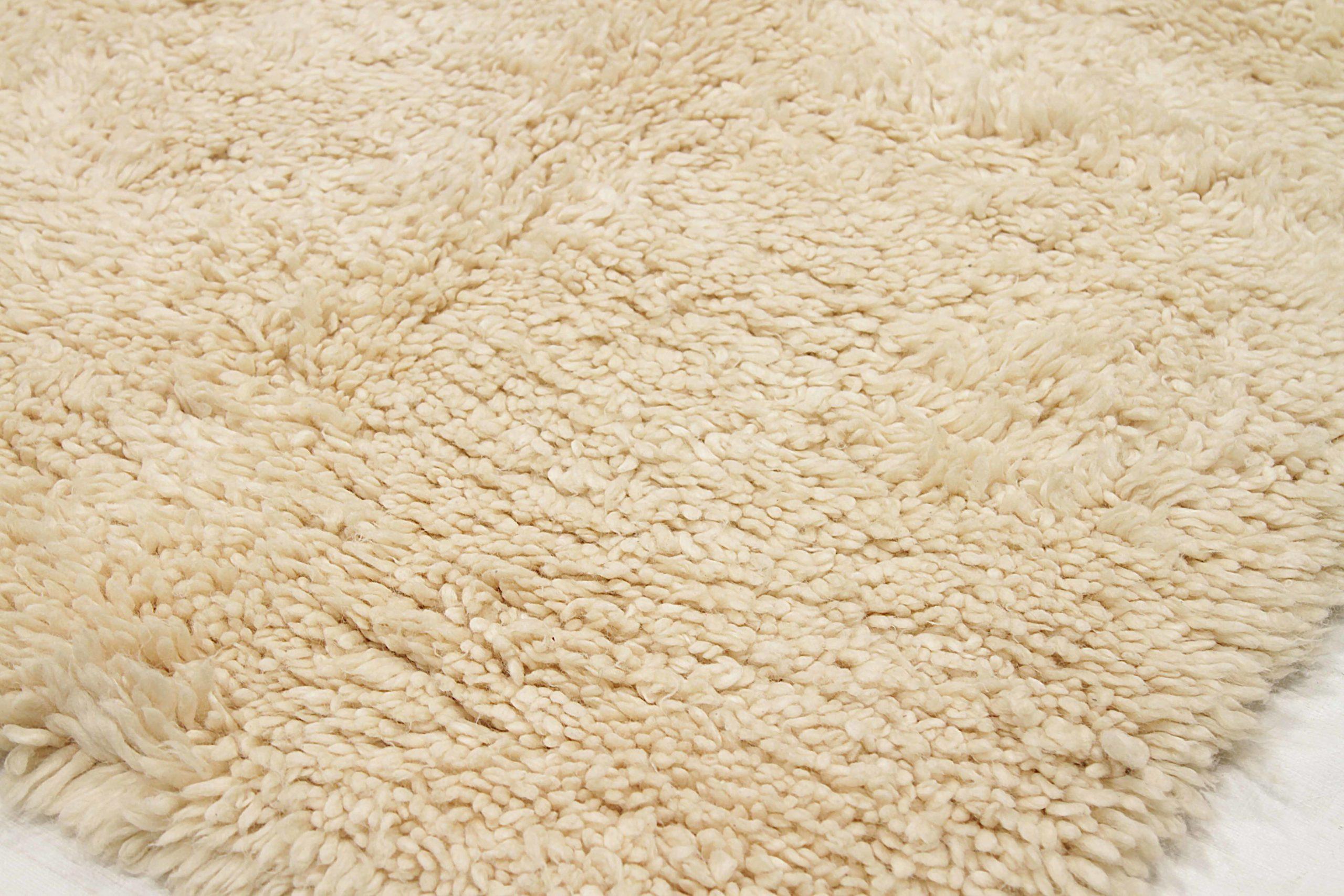 Tribal Afghanistan Moroccan Small Rug Circa 1990 - Wool Ivory Design - 92509 For Sale