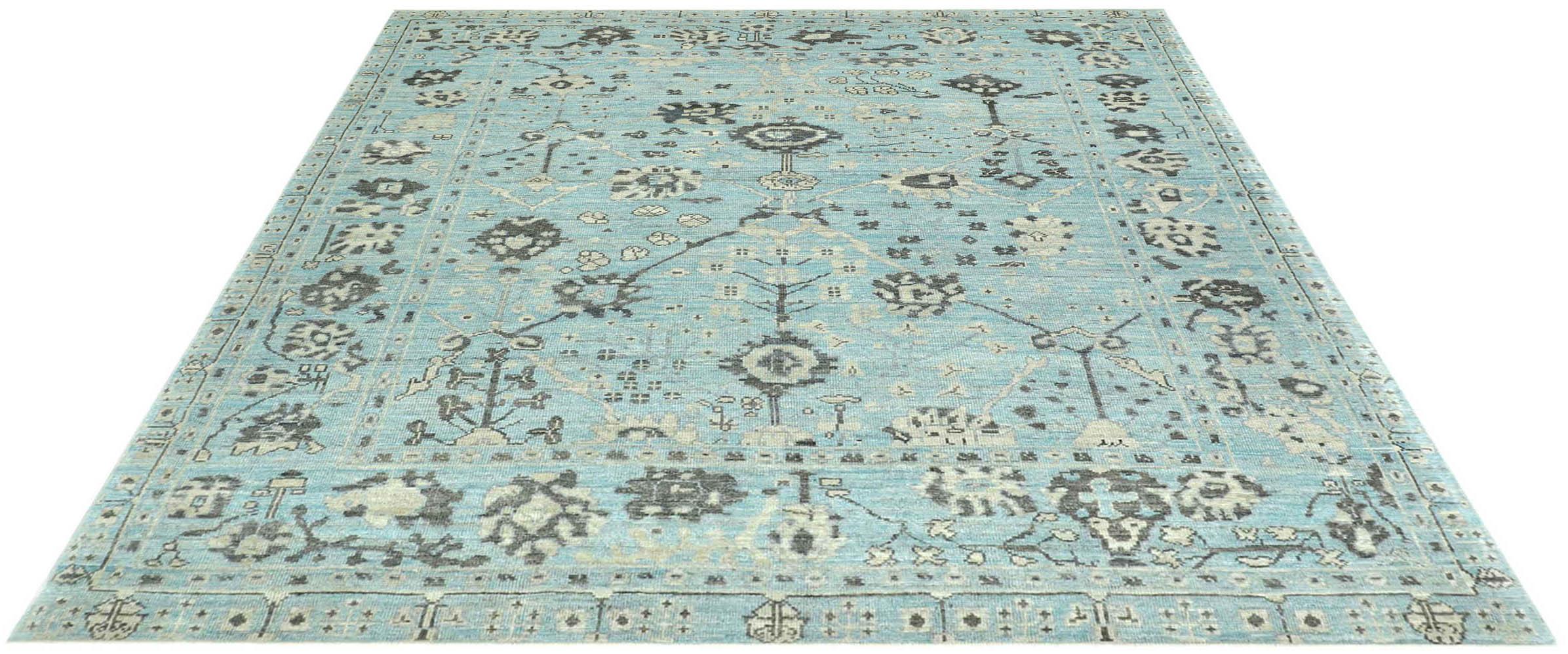 Discover the elegance of Afghanistan Oushak featuring Area Rugs in Circa 1990. Designed with Wool and BlueBrownIvory, this exclusive design is perfect for enhancing your space.