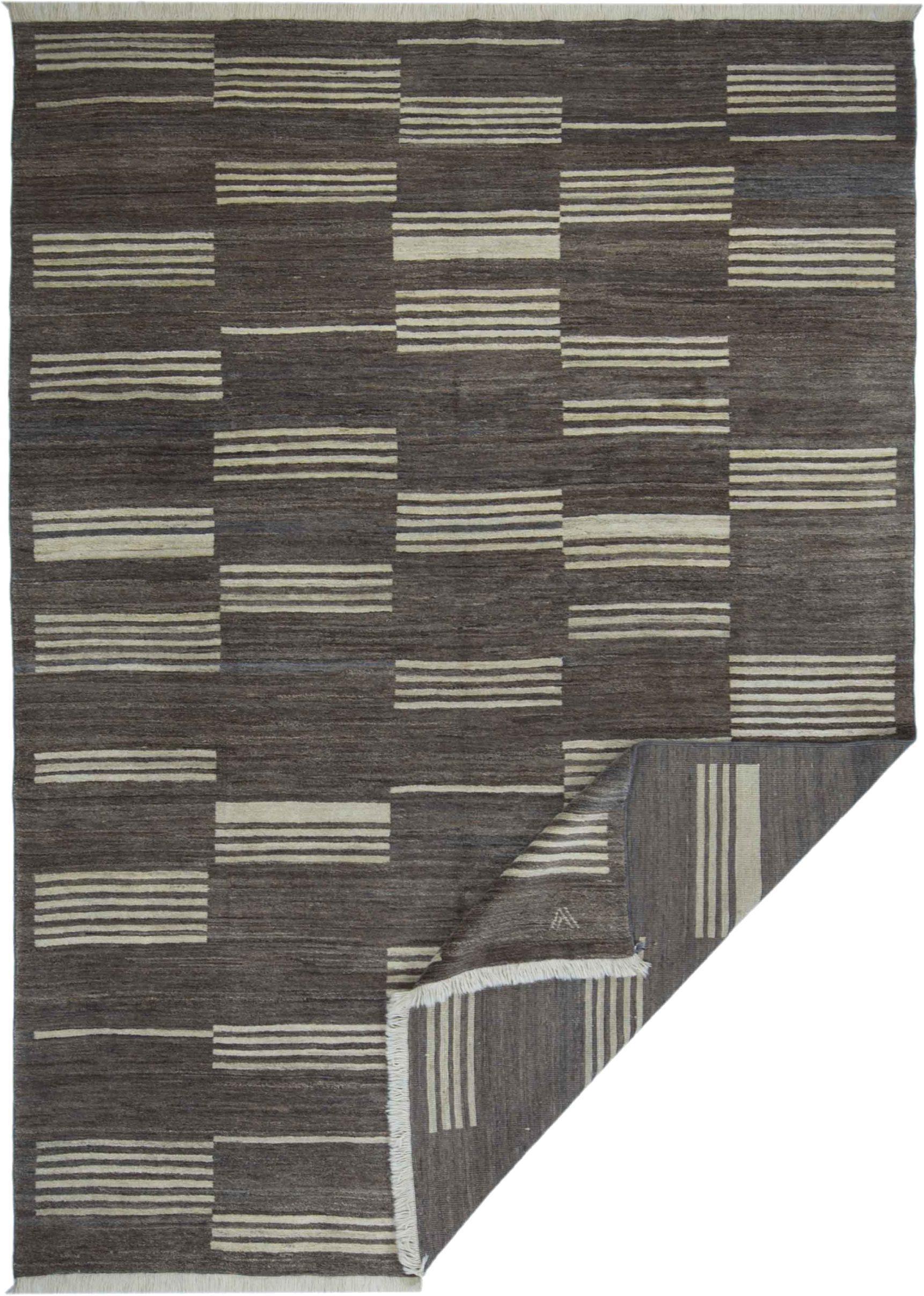 Discover the elegance of Afghanistan Oushak featuring Area Rugs in Circa 1990. Designed with Wool and BrownIvory, this exclusive design is perfect for enhancing your space.