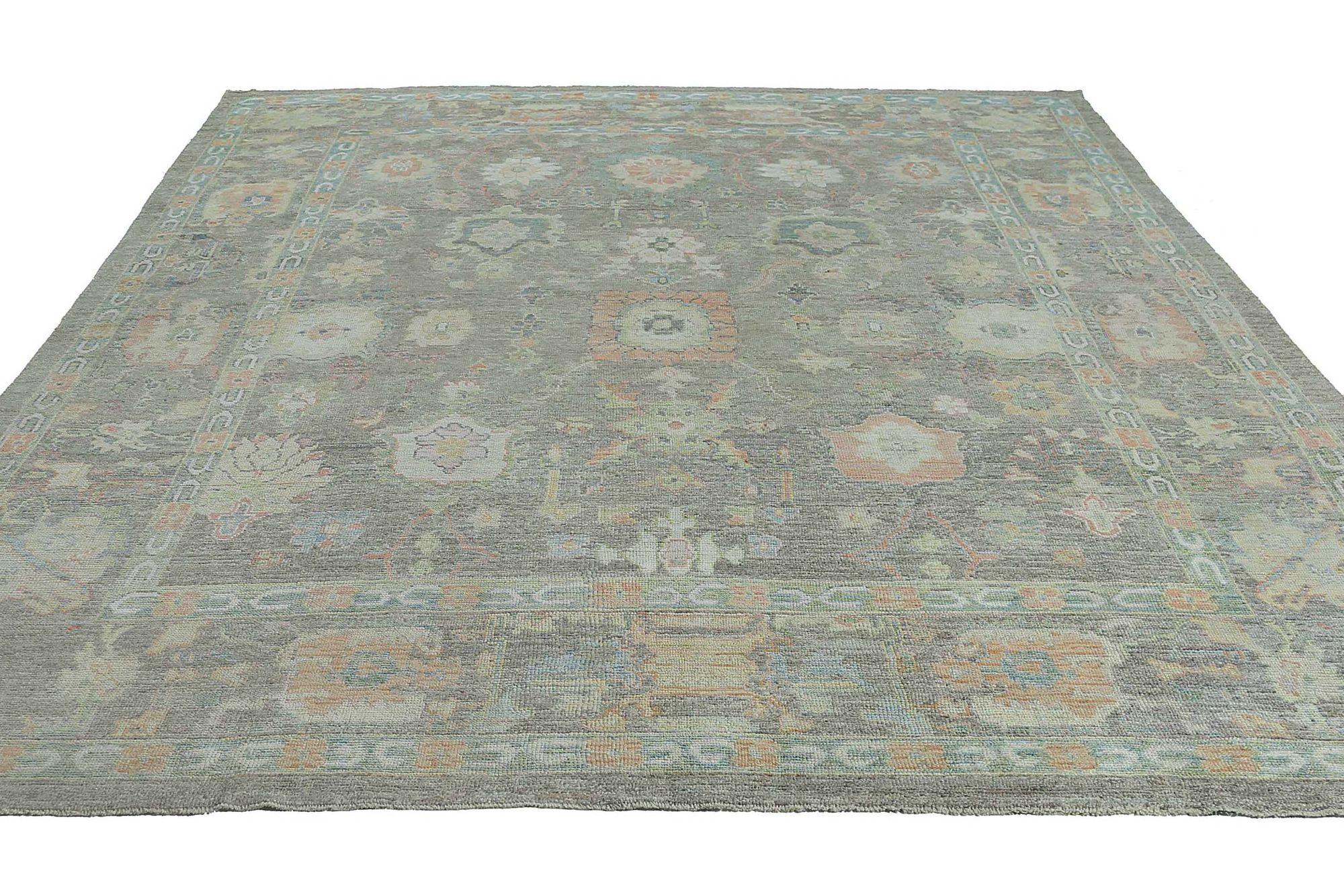 Alfombras de Afganistán Oushak - Lana Diseño Marrón - 97256 Tribal en venta