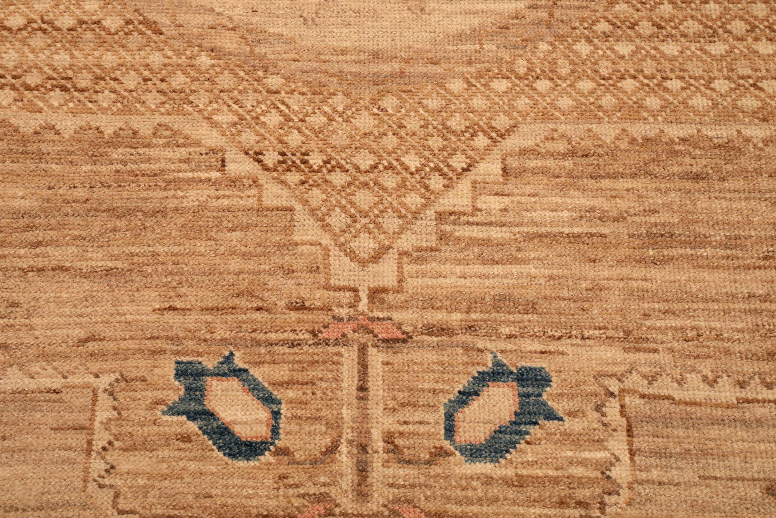 Afghano Tappeti Afghanistan Oushak - Lana Marrone Avorio - 94234 in vendita