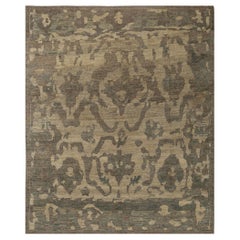 Tappeti Afghanistan Oushak - Lana Marrone Avorio - 96099