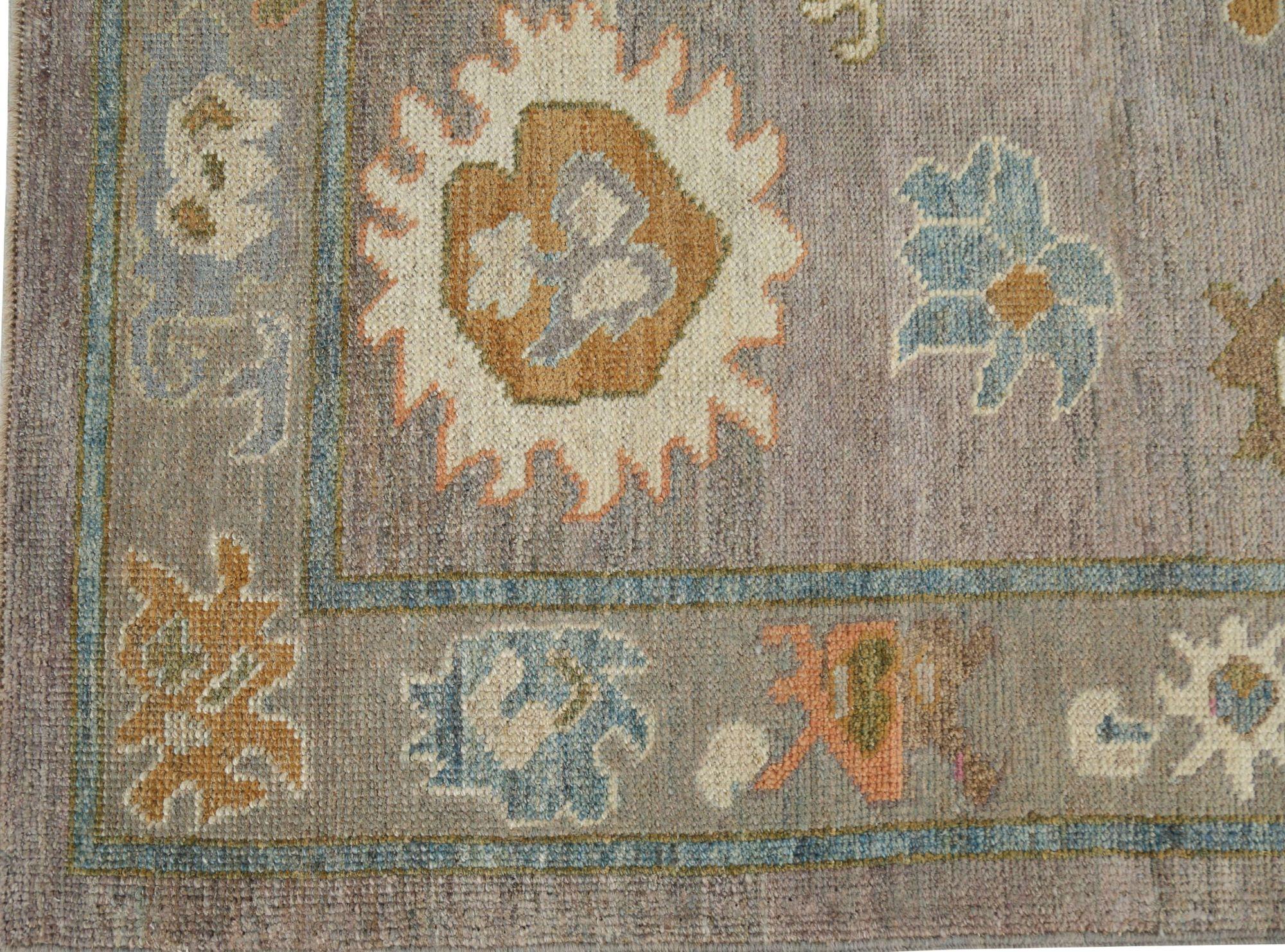 Turkey Oushak Area Rug

This exquisite area rug is a bold and artistic reinterpretation of the classic Turkish Oushak design, created for the discerning modern eye. It masterfully blends a historic, large-scale pattern with a sophisticated and moody
