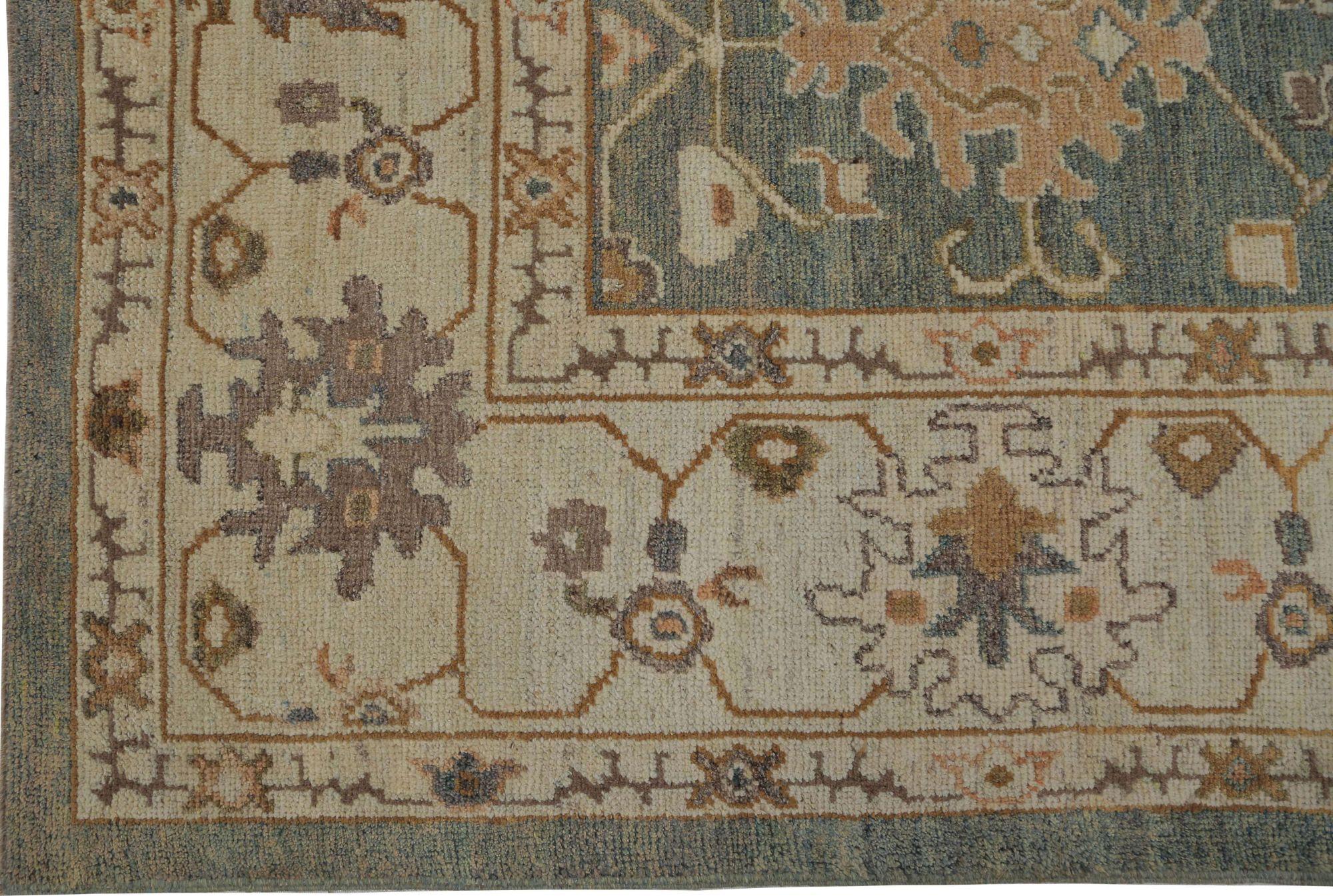 Discover the elegance of Afghanistan Oushak featuring Area Rugs in Circa 1990. Designed with Wool and Gray, this exclusive design is perfect for enhancing your space.