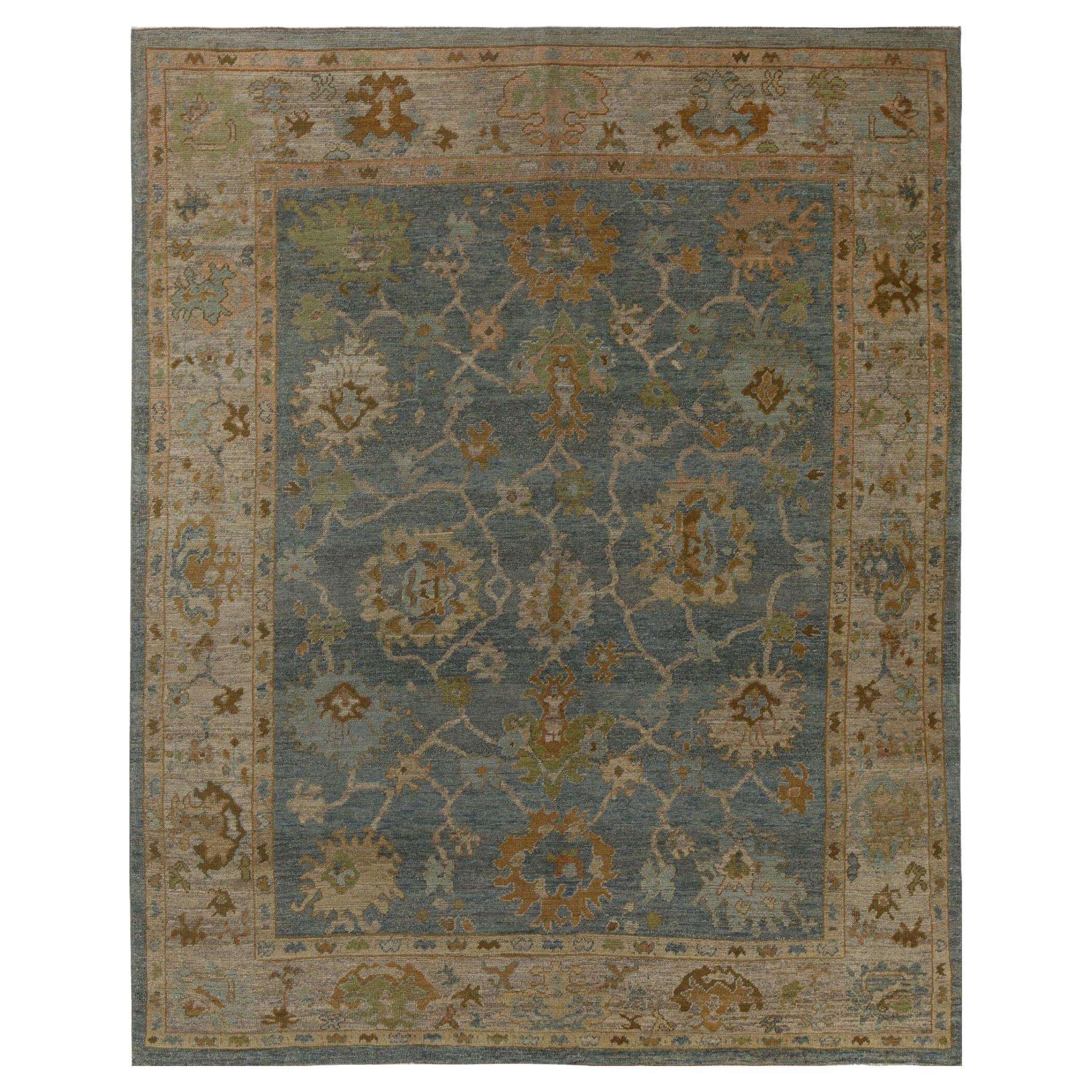 Afghanistan Oushak Area Rugs - Wool Gray Design - 96122