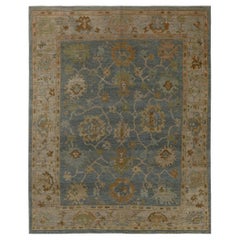 Tappeti Afghanistan Oushak - Design Grigio Lana - 96122