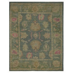 Tappeti Afghanistan Oushak - Lana Grigio Verde Avorio Rosa - 96104
