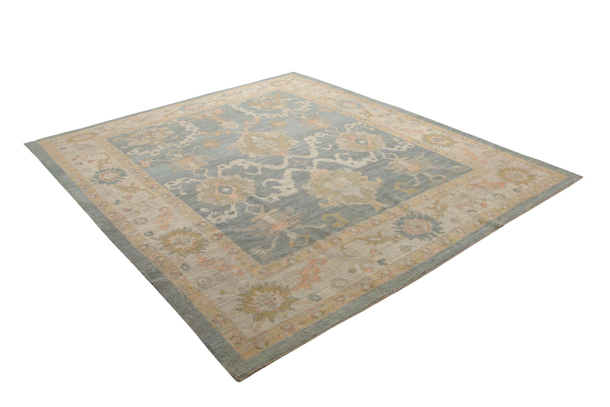 Discover the elegance of Afghanistan Oushak featuring Area Rugs in Circa 1990. Designed with Wool and GrayIvory, this exclusive design is perfect for enhancing your space.