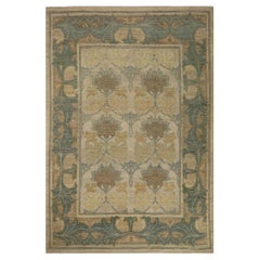 Afghanistan Oushak Area Rugs - Wolle Grau Elfenbein Gelb Design - 96113