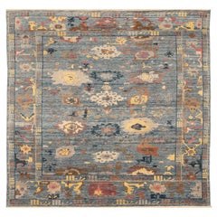 Afghanistan Oushak Area Rugs - Wolle Grau Gelb Design - 94321