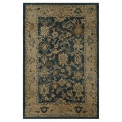 Afghanistan Oushak Area Rugs - Wool Green Ivory Design - 96204