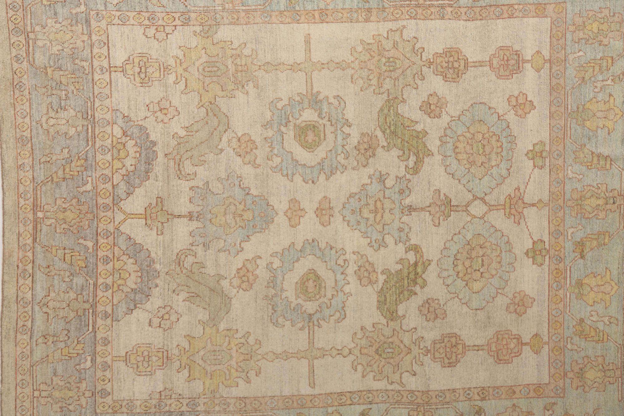 Alfombras de Afganistán Oushak - Lana Diseño Marfil - 95749 Turco en venta
