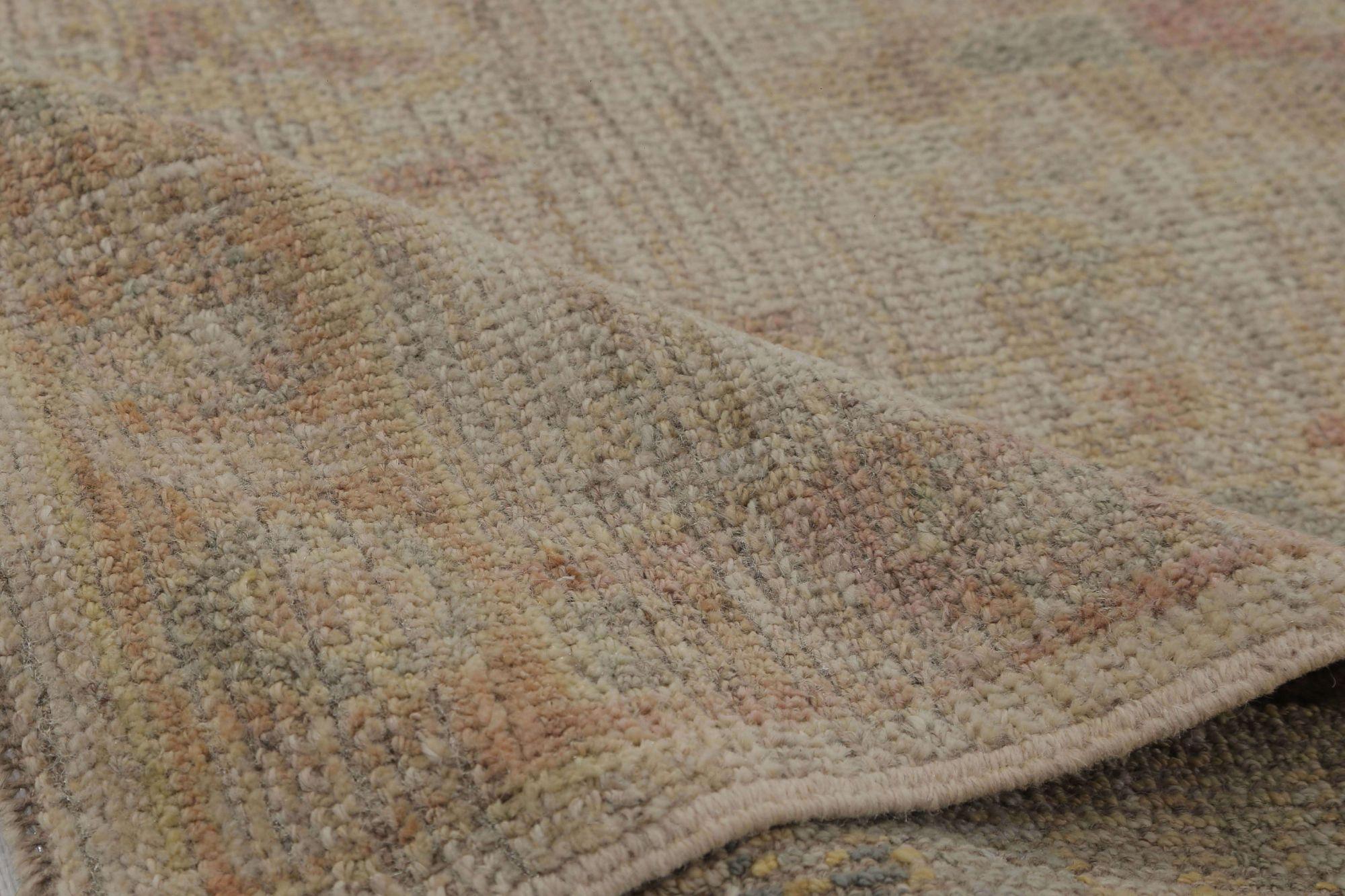 Oushak-Teppiche aus Afghanistan - Wolle in elfenbeinfarbenem Design - 96013 (Afghanisch) im Angebot
