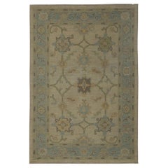 Tappeti Afghanistan Oushak - Design in lana e avorio - 96057