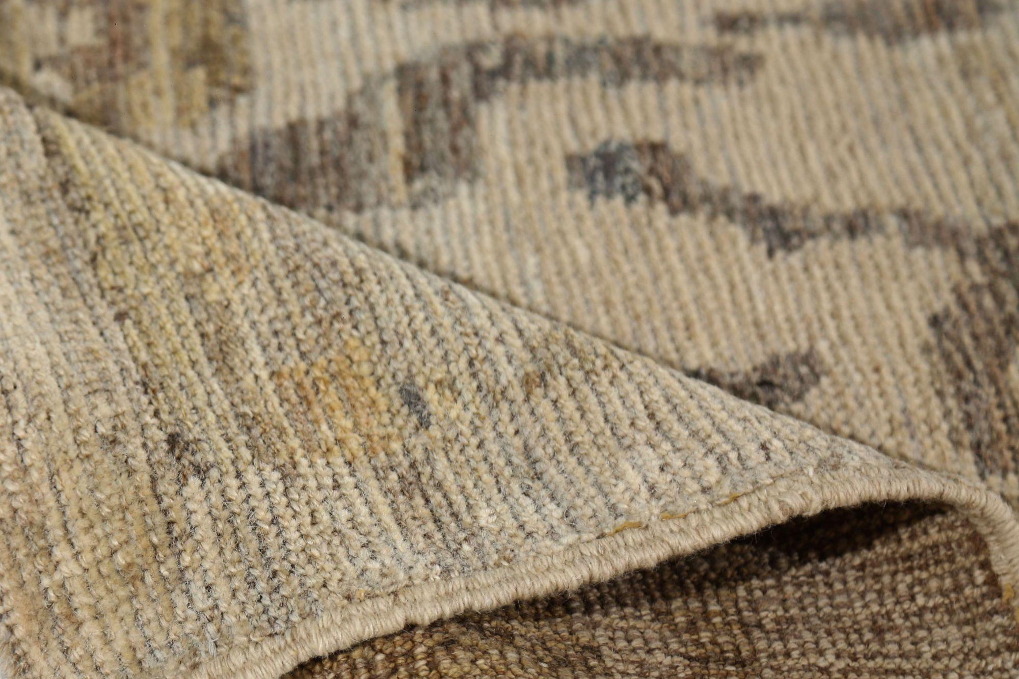 Oushak-Teppiche aus Afghanistan - Wolle in elfenbeinfarbenem Design - 96136 (Afghanisch) im Angebot
