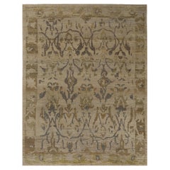 Tappeti Afghanistan Oushak - Design in lana e avorio - 96136