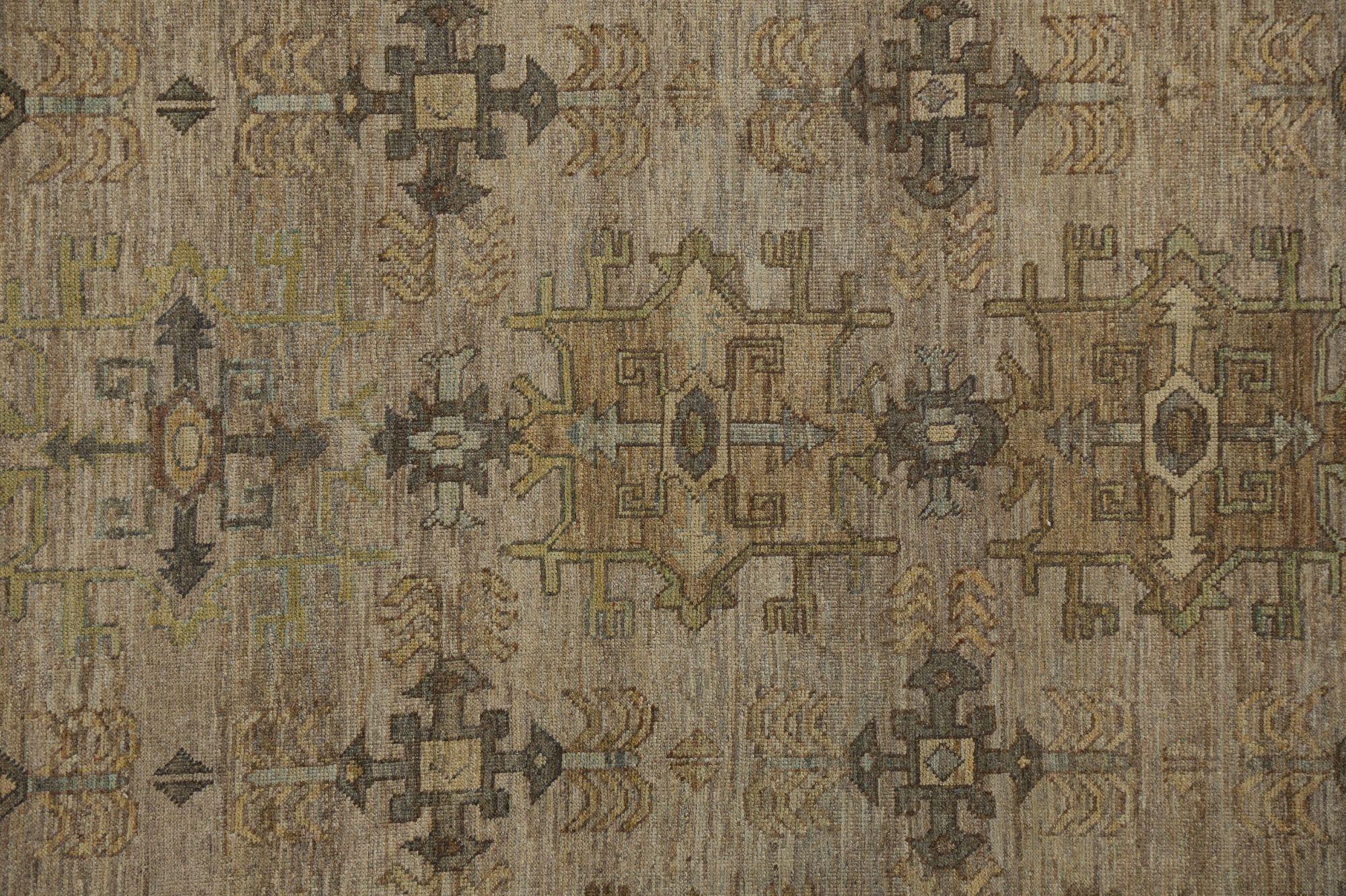Oushak-Teppiche aus Afghanistan - Wolle in elfenbeinfarbenem Design - 96154 (Afghanisch) im Angebot