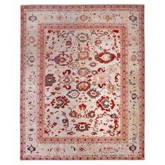Tappeti Afghanistan Oushak - Lana Avorio Rosso - 93624