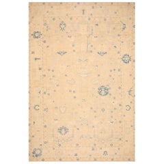Afghanistan Oushak Over Size Rug - Wool Brown Navy Blue Taupe - 99665