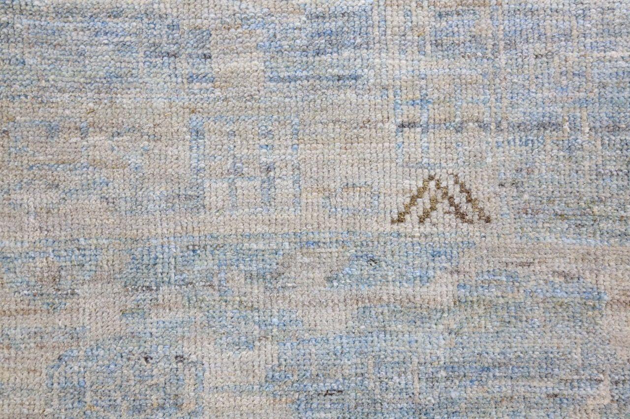 Afghanistan Oushak Over Size Teppich - Wolle Grau Elfenbein Design - 93609 (Afghanisch) im Angebot