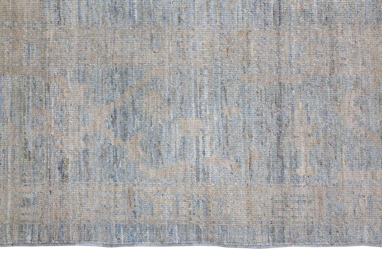 Afghanistan Oushak Over Size Teppich - Wolle Grau Elfenbein Design - 93609 im Zustand „Hervorragend“ im Angebot in Dallas, TX