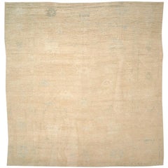 Tappeto Afghanistan Oushak Over Size - Disegno in lana e avorio - 92877