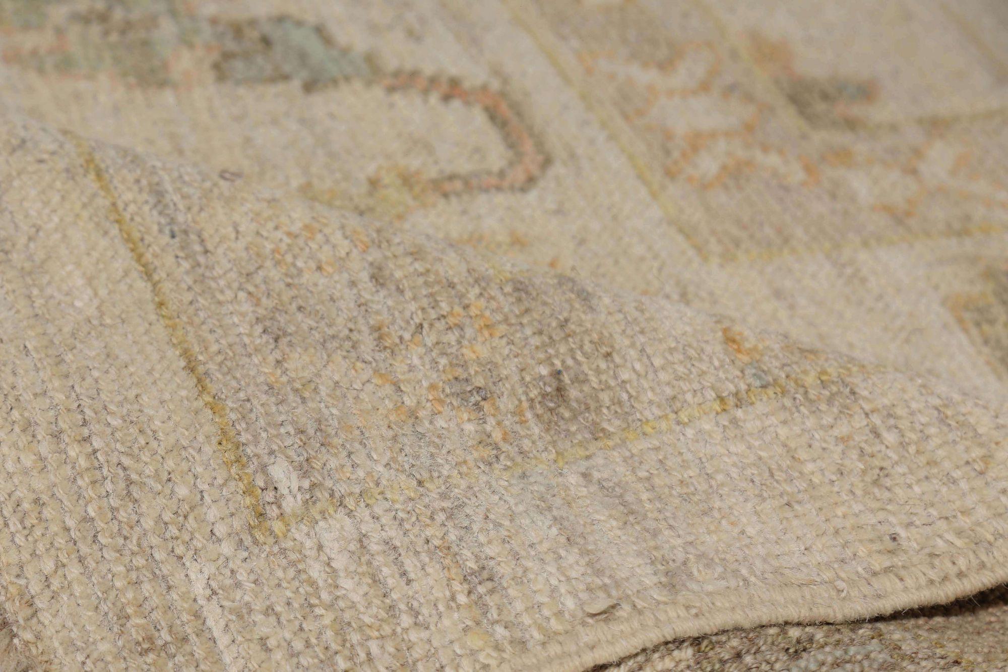 Discover the elegance of Afghanistan Oushak featuring Over Size Rug in Circa 1990. Designed with Wool and Ivory, this exclusive design is perfect for enhancing your space.