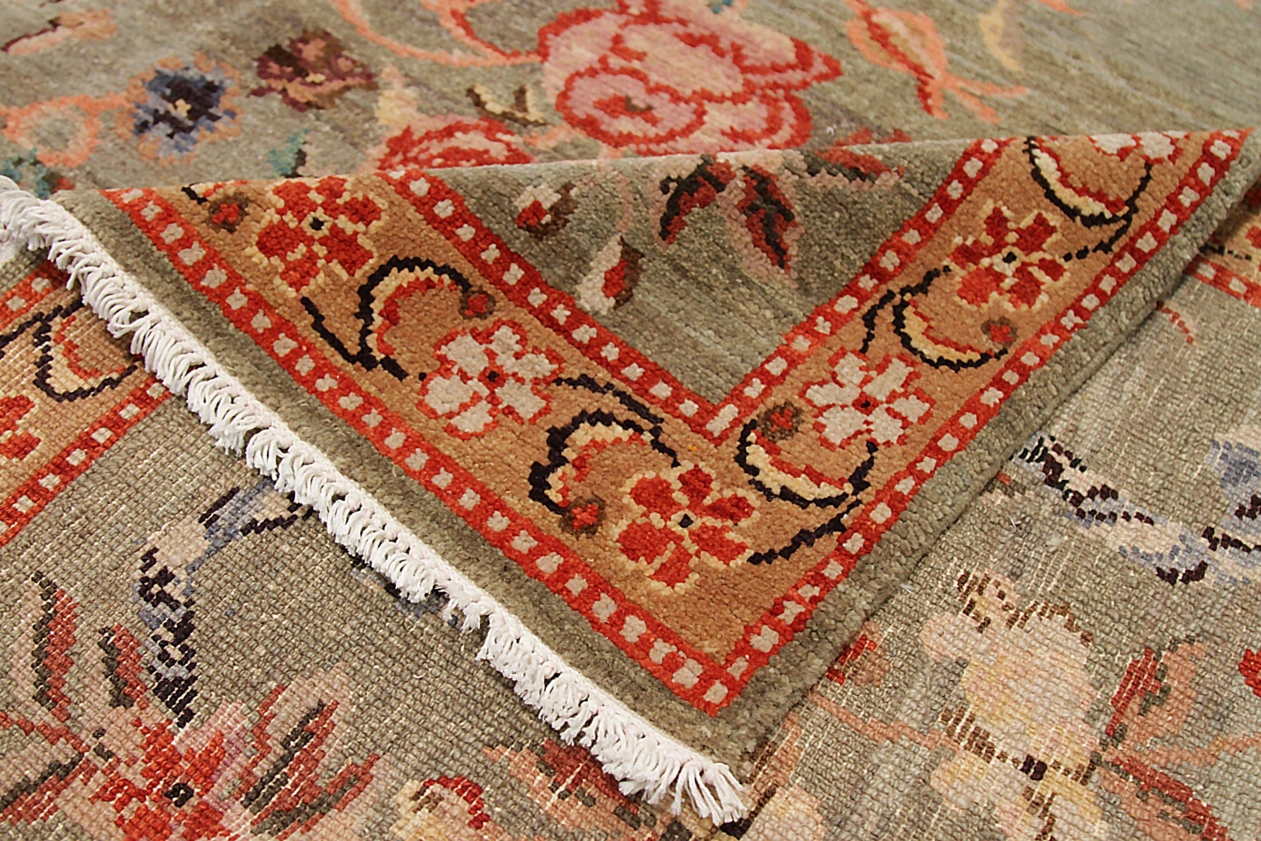 Afghano Tappeto Afghanistan Oushak - Lana Avorio Rosso - 92312 in vendita