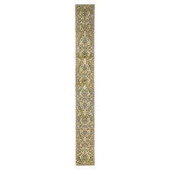 Tappeto Afghanistan Oushak Runner - Disegno in lana Greene & Greene Ivory - 93618