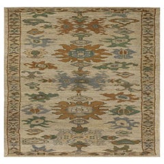 Tappeto Afghanistan Oushak Runner - Design Lana Avorio - 96124