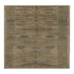Afghanistan Oushak Runner Rug - Wool Ivory Design - 96130