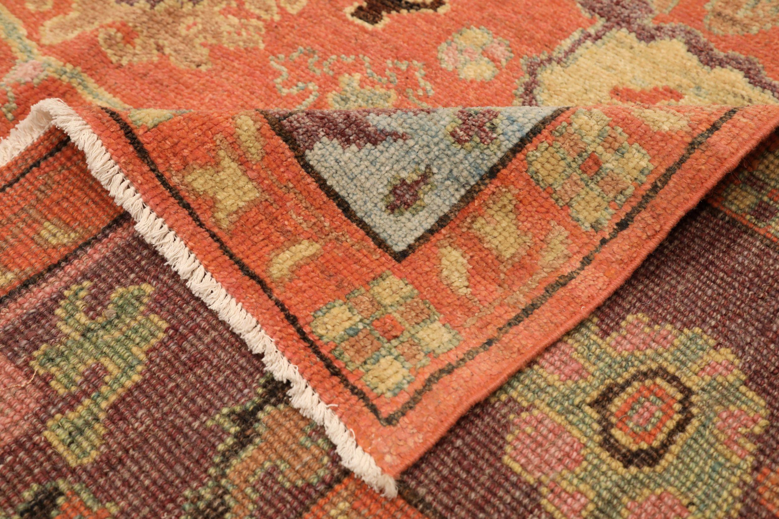 Turco Tappeto Afghanistan Oushak Small - Lana Design/One - 94595 in vendita