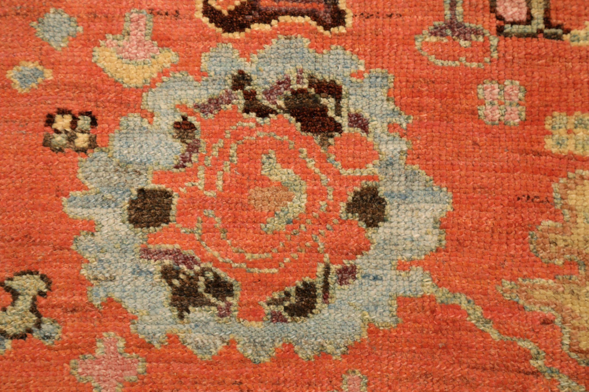 Annodato a mano Tappeto Afghanistan Oushak Small - Lana Design/One - 94595 in vendita