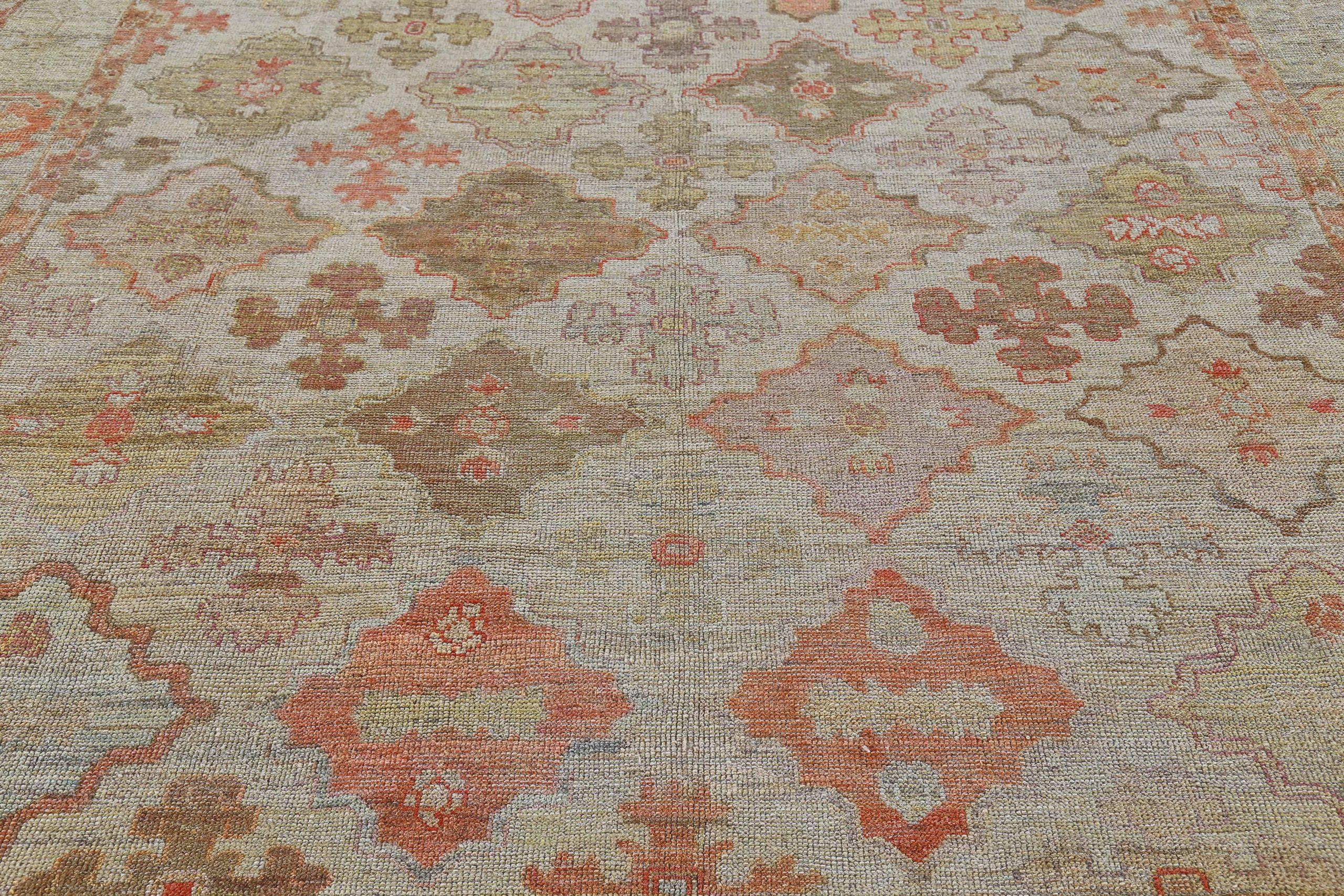 Tapis de la collection Rose d'Afghanistan datant d'environ 1990 - Laine bleu clair rose - 90910 Excellent état - En vente à Dallas, TX