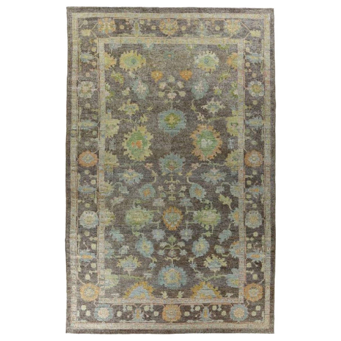 Afghanistan Rose Kollektion Teppiche - Wolle Blau Braun Grün - 90829