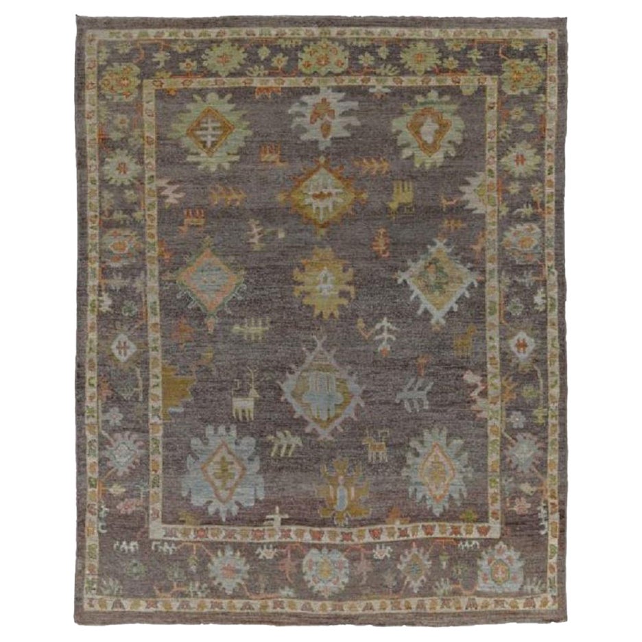 Afghanistan Rose Kollektion Teppiche - Wolle Blau Braun Grün - 90884