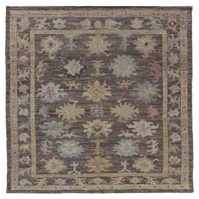 Afghanistan Rose Kollektion Teppiche - Wolle Blau Braun Elfenbein - 91047