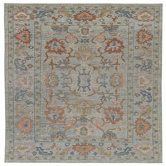 Afghanistan Rose Collection Area Rugs - Wolle Blau Braun Rosa - 90987