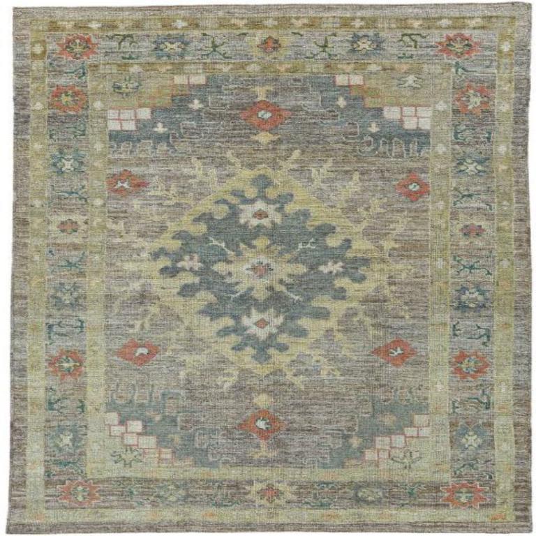 Afghanistan Rose Kollektion Teppiche - Wolle Blau Braun Rot - 90811