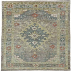 Tappeti Afghanistan Rose Collection - Lana Blu Marrone Rosso - 90811