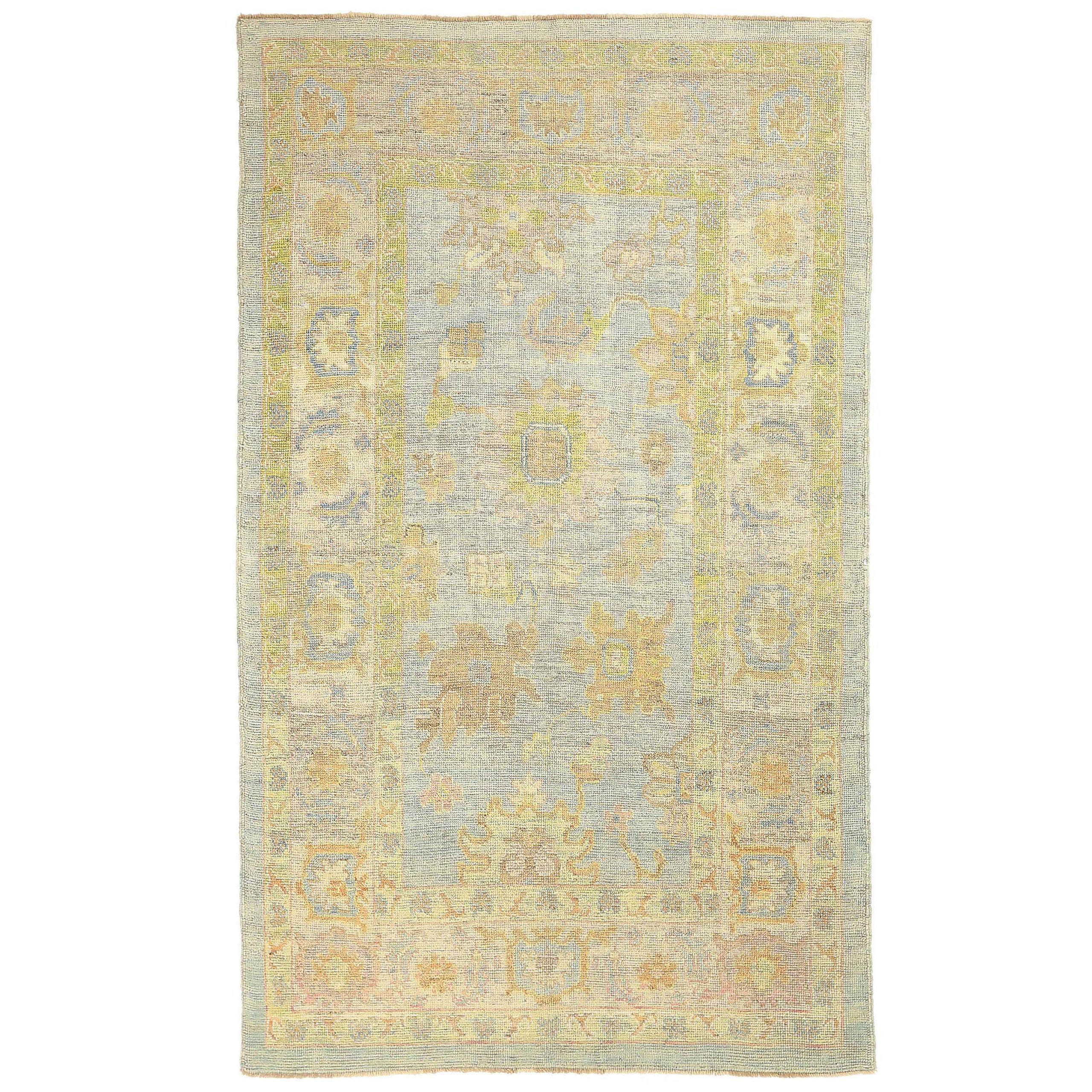 Afghanistan Rose Kollektion Teppiche - Wolle Blau Grün - 88544